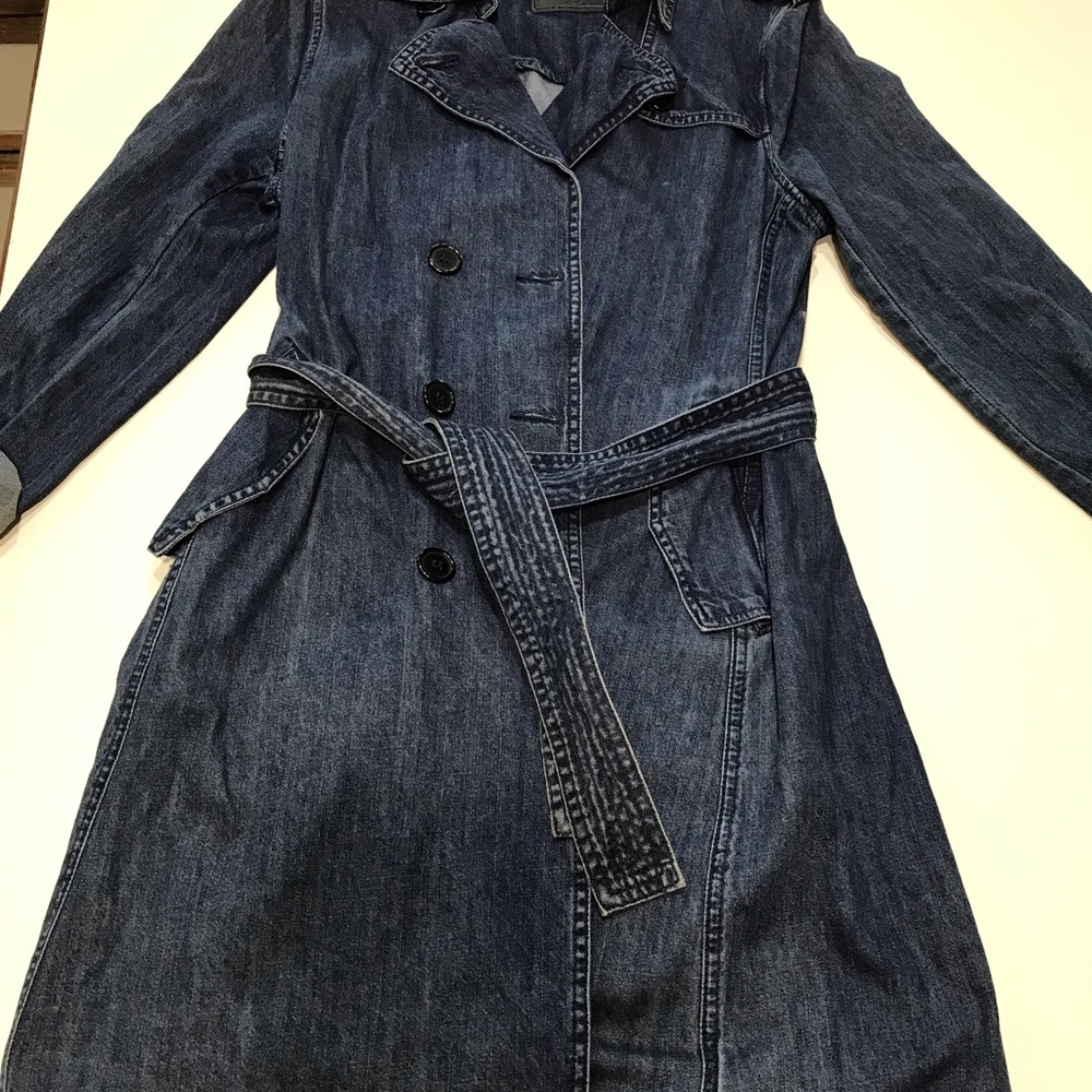 Denim Trench Coat by Blank NYC